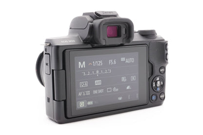 Canon EOS M50 Digitalkamera Systemkamera Kamera + EF-M 15-45mm STM – Refurbished