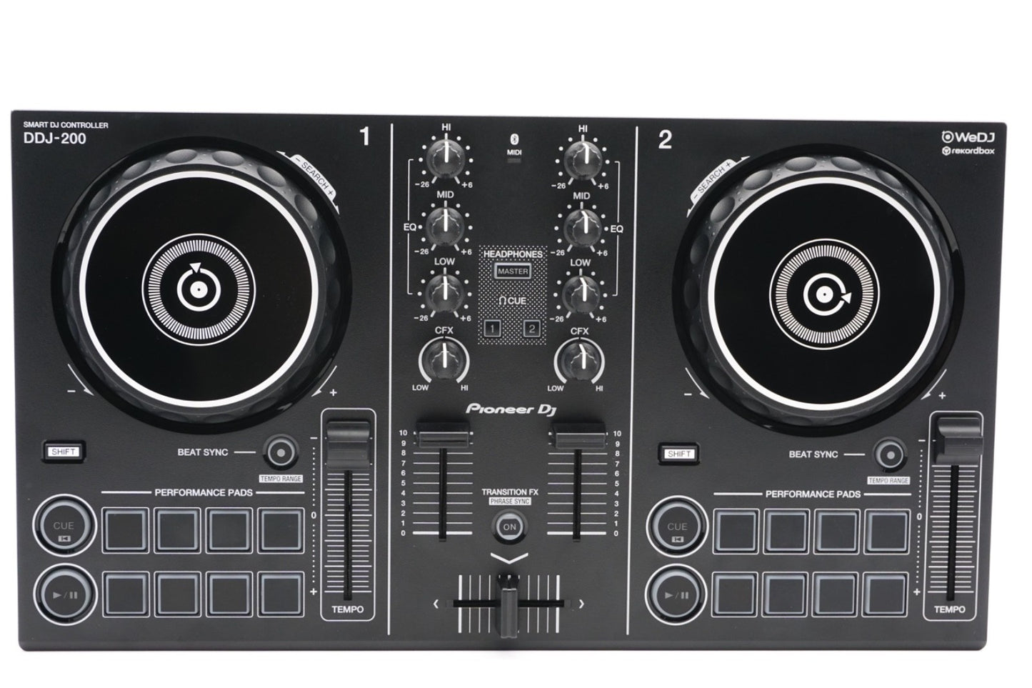 Pioneer DDJ-200 Smart DJ Controller 2-Deck Mischpult USB – Refurbished