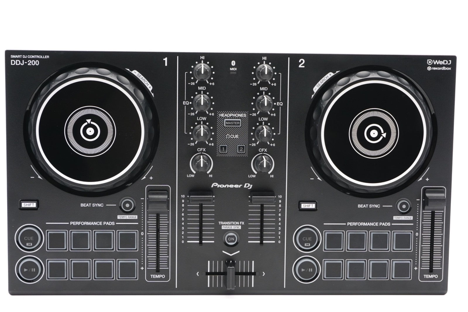 Pioneer DDJ-200 Smart DJ Controller 2-Deck Mischpult USB – Refurbished