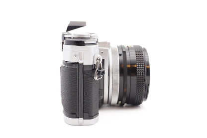 Canon AE-1 Kamera + 50mm Objektiv analoge Spiegelreflexkamera SLR - Gewartet