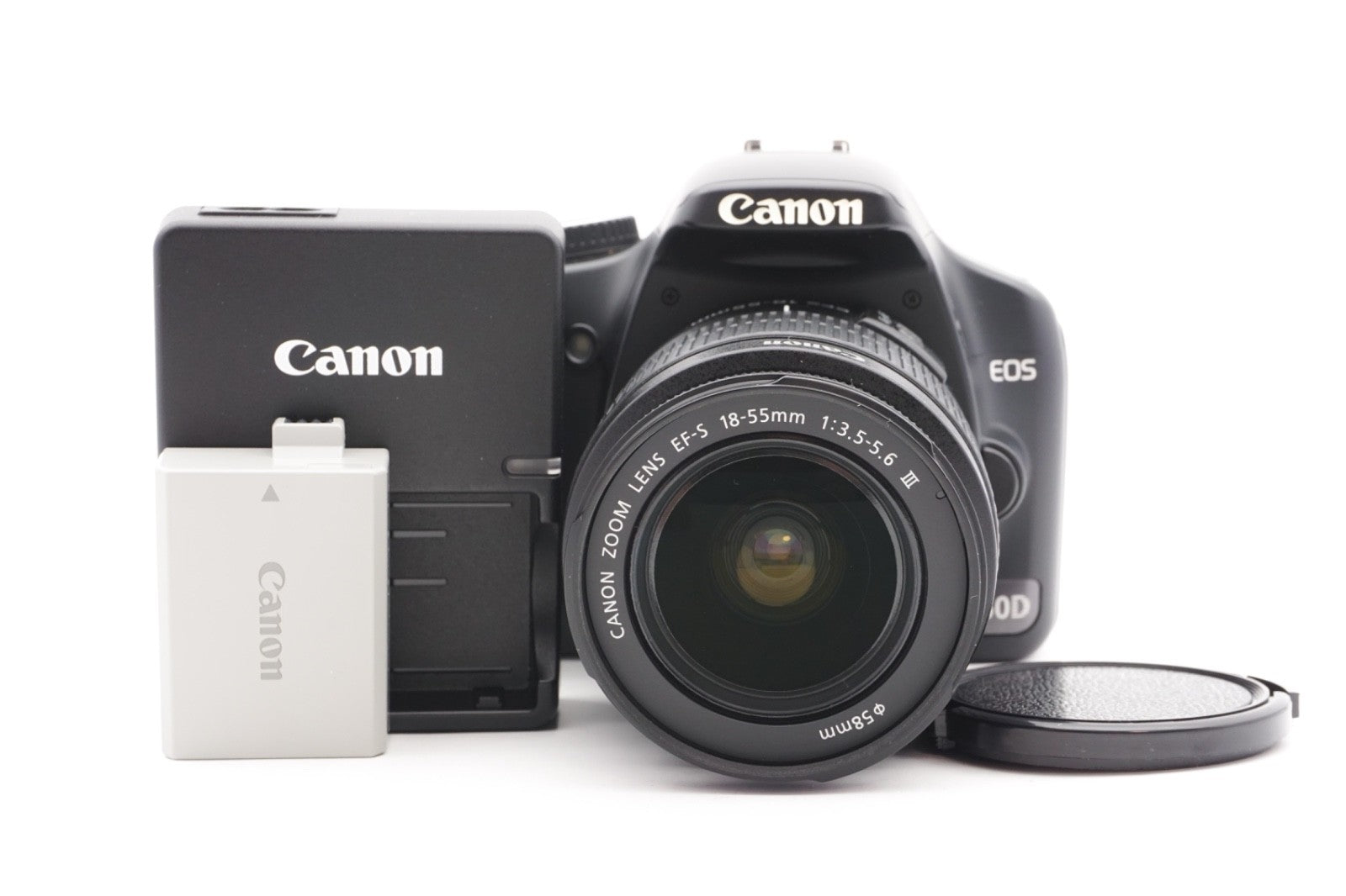 Canon EOS 450D DSLR Digitalkamera Kamera Kit 18-55mm III Objektiv – Refurbished