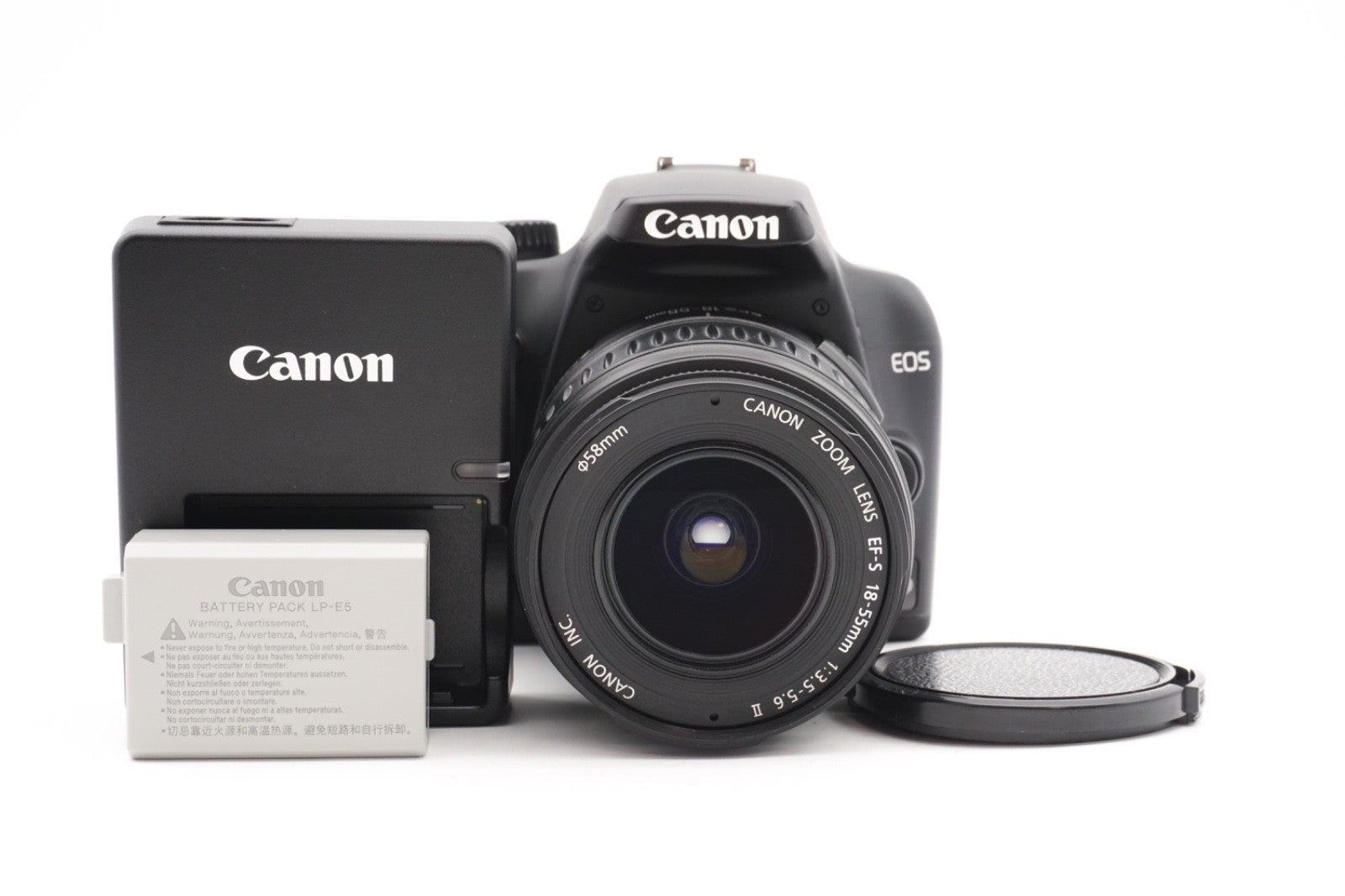 Canon EOS 1000D Digitalkamera Spiegelreflex Kamera + EF-S 18-55mm II Refurbished