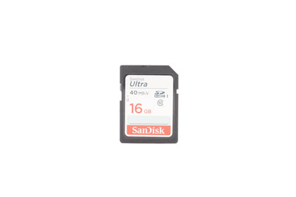 SanDisk SD 16GB Ultra Speicherkarte Card Memory Card SDHC 40MB/s