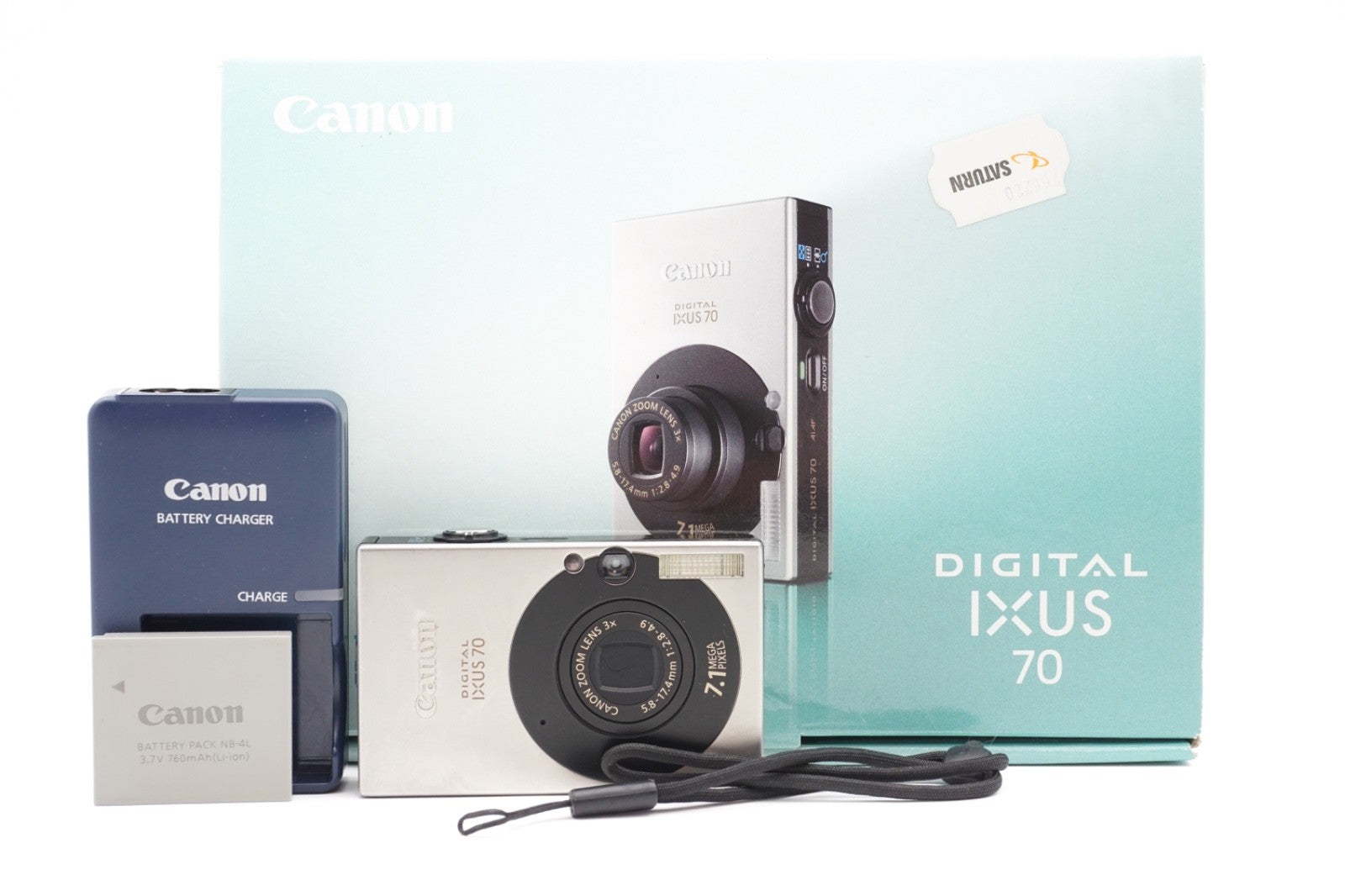 Canon IXUS 70 Digitalkamera Kompaktkamera Kamera Reisekamera – Refurbished