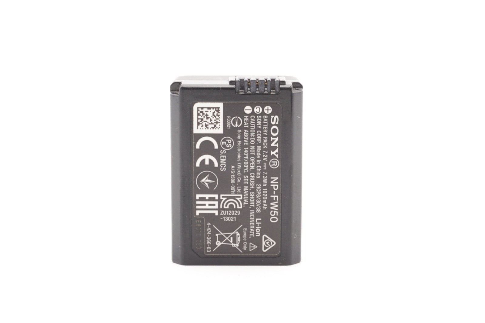 Original Akku Sony NP-FW50 Sony Alpha 7 6000 6100 6300 6400 6500 5000 NEX3 NEX5