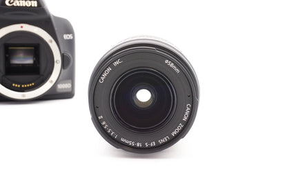 Canon EOS 1000D Digitalkamera Spiegelreflex Kamera + EF-S 18-55mm II Refurbished
