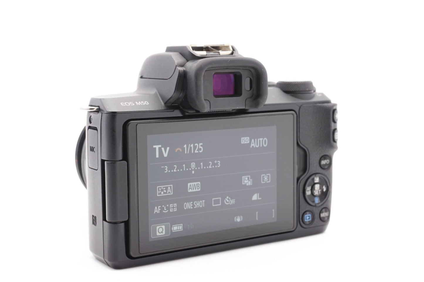 Canon EOS M50 Digitalkamera Systemkamera Kamera + EF-M 15-45mm STM – Refurbished