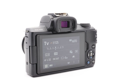 Canon EOS M50 Digitalkamera Systemkamera Kamera + EF-M 15-45mm STM – Refurbished