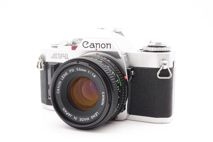 Canon AV-1 Kamera + 35mm Objektiv analoge Spiegelreflexkamera SLR - Gewartet