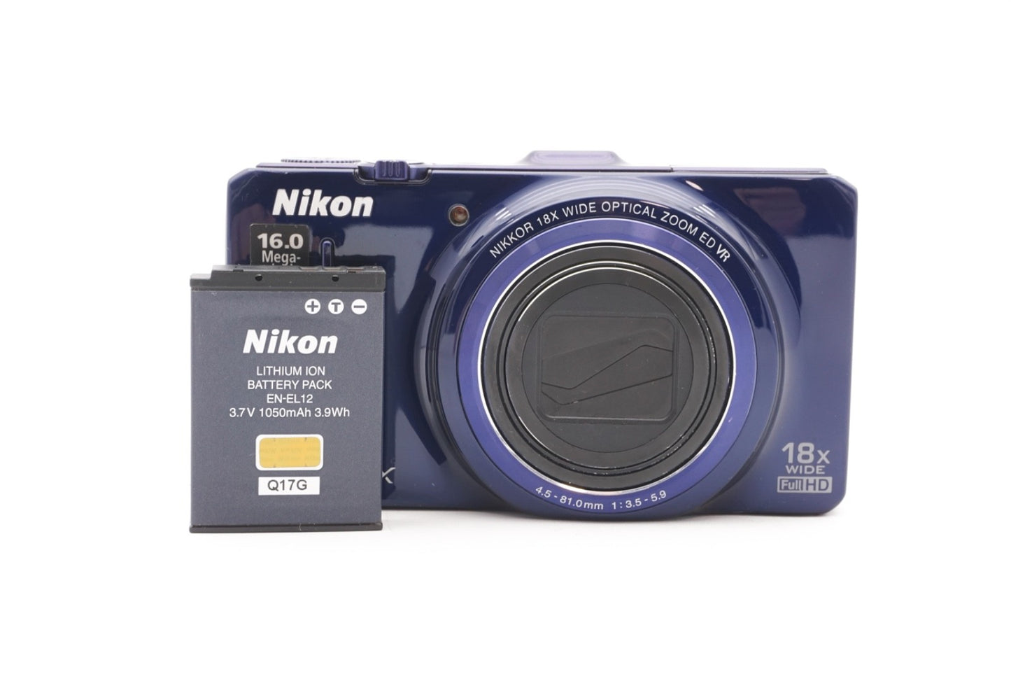 Nikon Coolpix S9300 Digitalkamera Kamera Kompaktkamera 18x Zoom - Refurbished