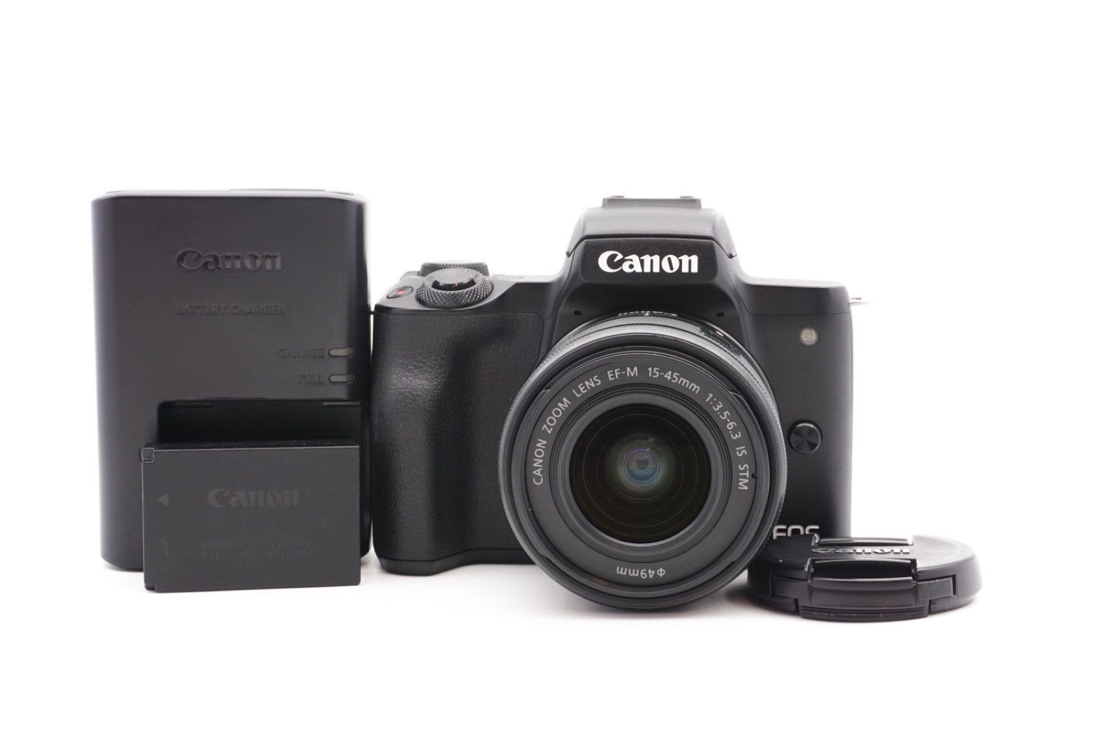Canon EOS M50 Digitalkamera Systemkamera Kamera + EF-M 15-45mm STM – Refurbished