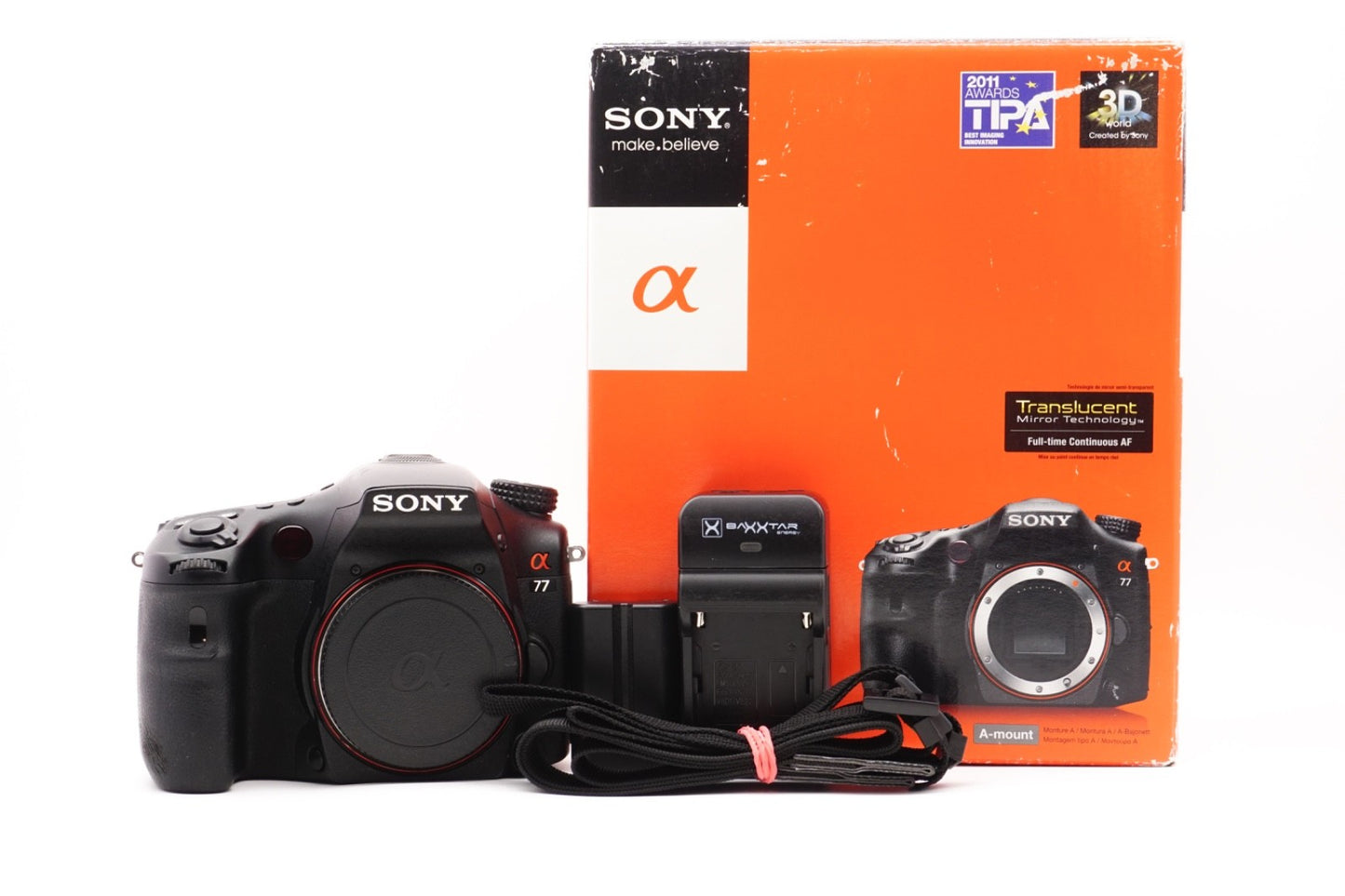 Sony Alpha A77V DSLR Digitalkamera Body DSLR Spiegelreflex Kamera – Refurbished