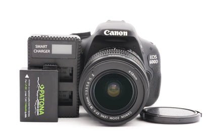 Canon EOS 600D Digitalkamera Kamera + EF-S 18-55mm IS II Objektiv | Refurbished