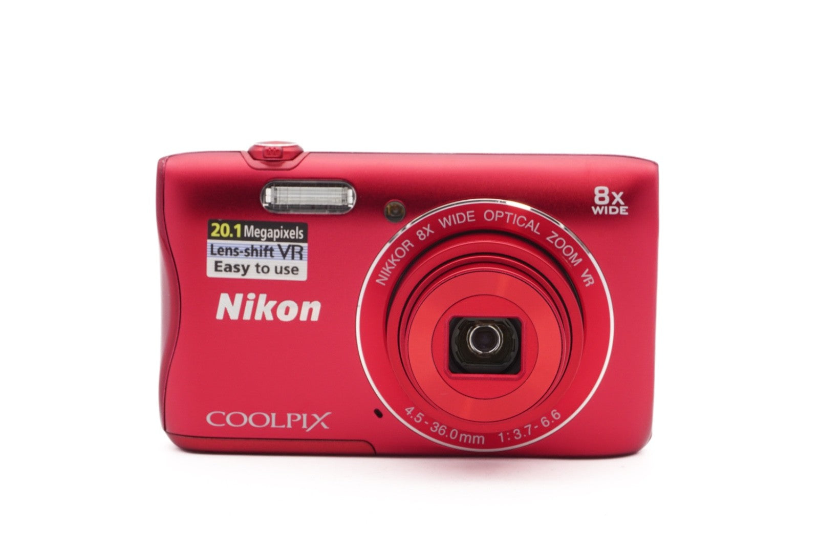 Nikon Coolpix S3700 Digitalkamera Kamera Kompaktkamera Touchscreen – Refurbished