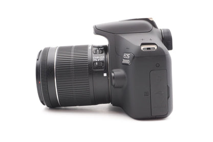 Canon EOS 2000D Digitalkamera DSLR Kamera + EF-S 18-55mm IS STM | Refurbished