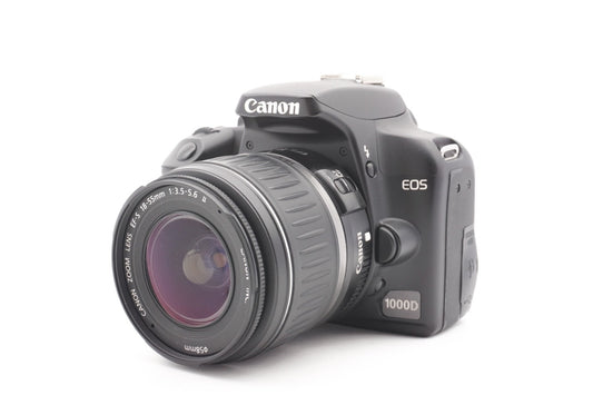 Canon EOS 1000D Digitalkamera Spiegelreflex Kamera + EF-S 18-55mm II Refurbished