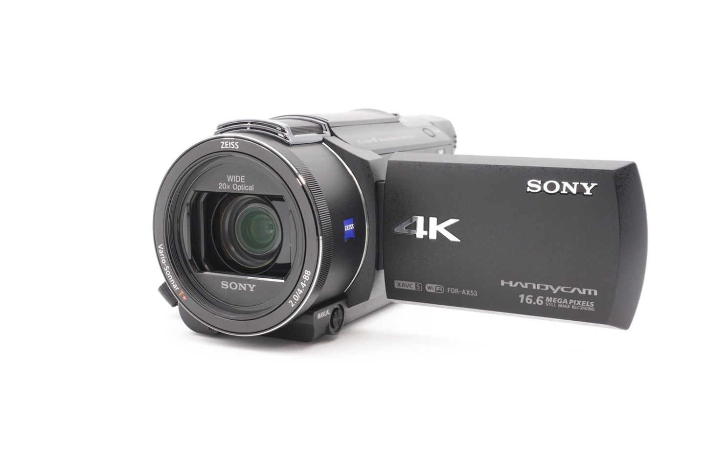 Sony FDR-AX53 4K Camcorder Videokamera Handycam 20x Zoom Stabi – Refurbished