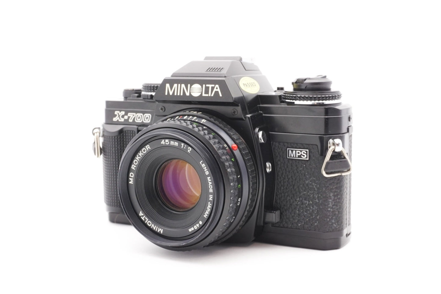 Minolta X-700 Kamera + 45mm f2 Lens analoge Spiegelreflexkamera SLR - Gewartet