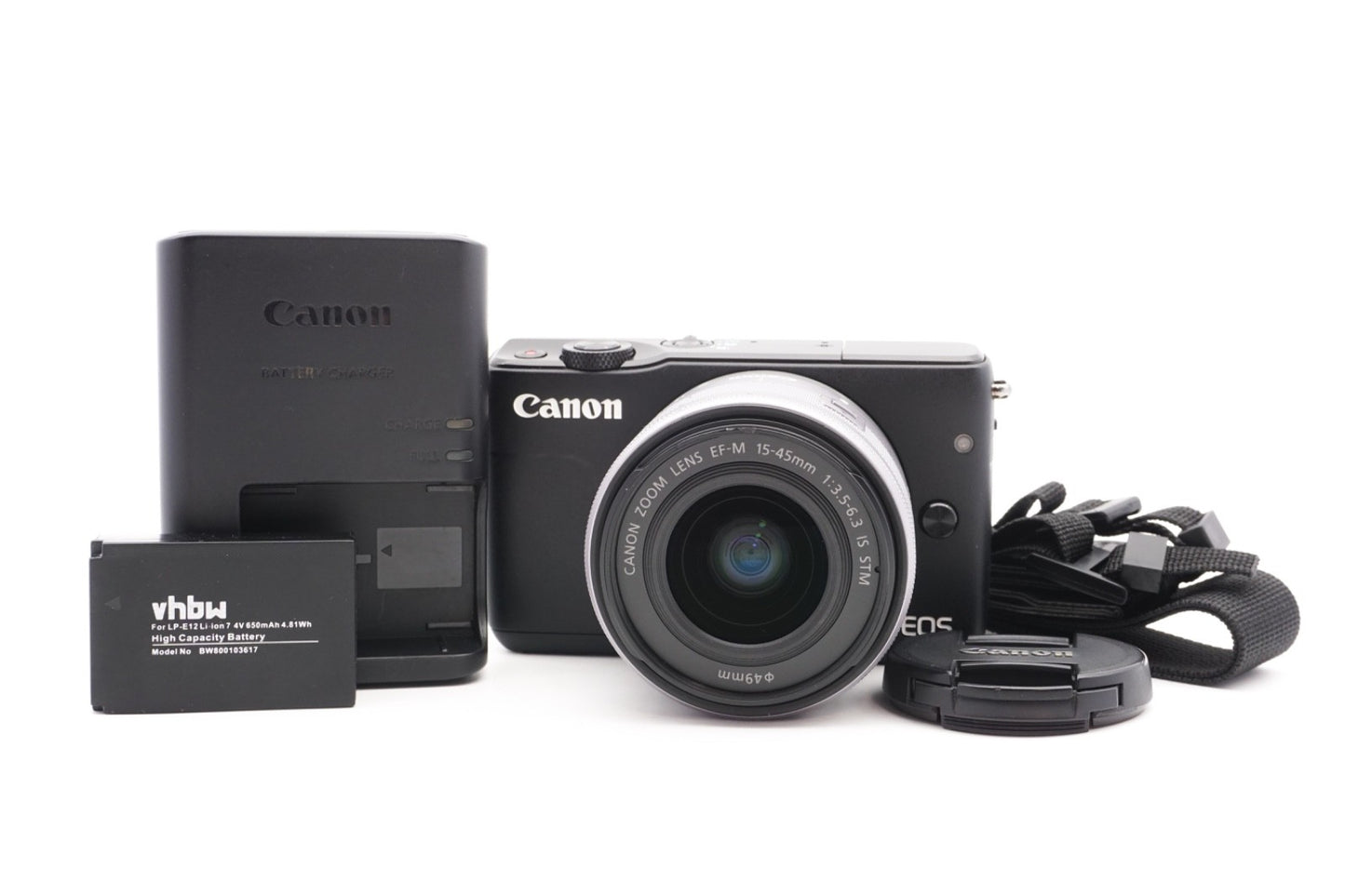 Canon EOS M10 Systemkamera Digitalkamera Kamera Kit 15-45mm Lens – Refurbished