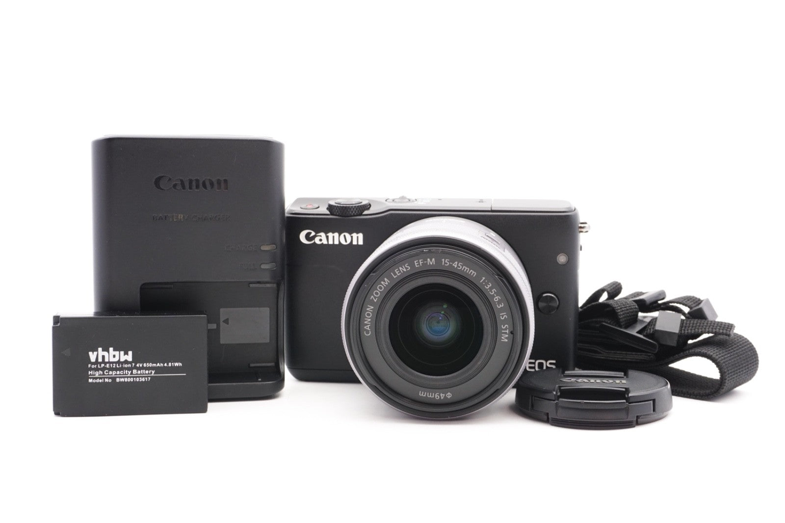 Canon EOS M10 Systemkamera Digitalkamera Kamera Kit 15-45mm Lens – Refurbished