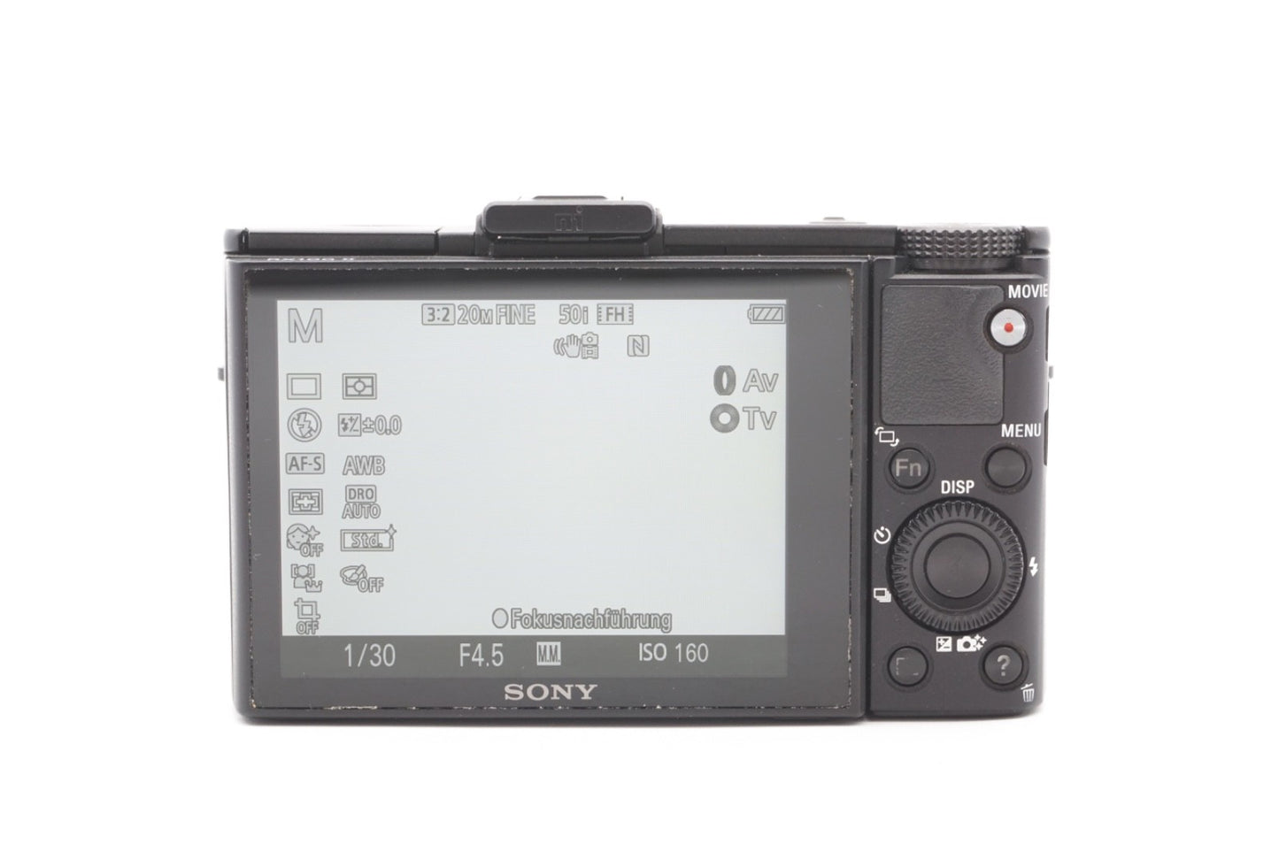 Sony DSC-RX100 II M2 Digitalkamera Kompaktkameras Reise Kamera - Refurbished