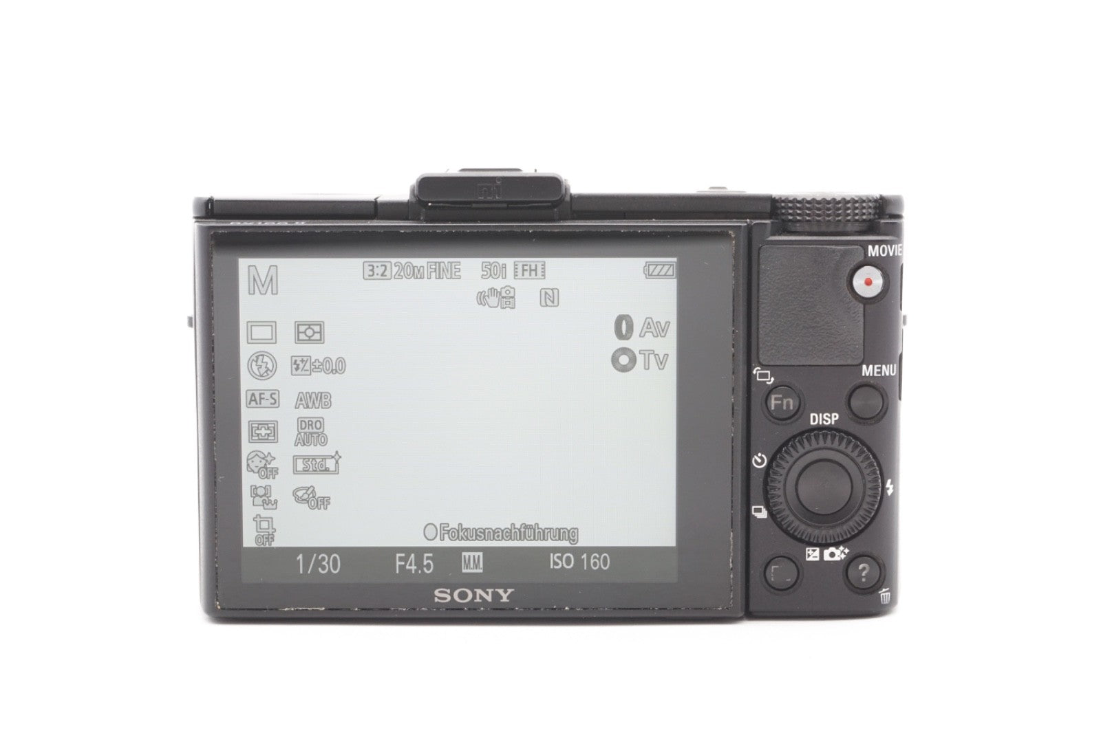 Sony DSC-RX100 II M2 Digitalkamera Kompaktkameras Reise Kamera - Refurbished