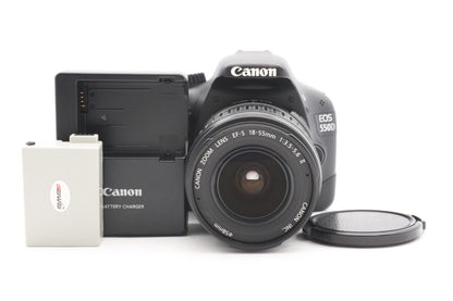 Canon EOS 550D DSLR Digitalkamera Kamera Kit 18-55mm Objektiv – Refurbished