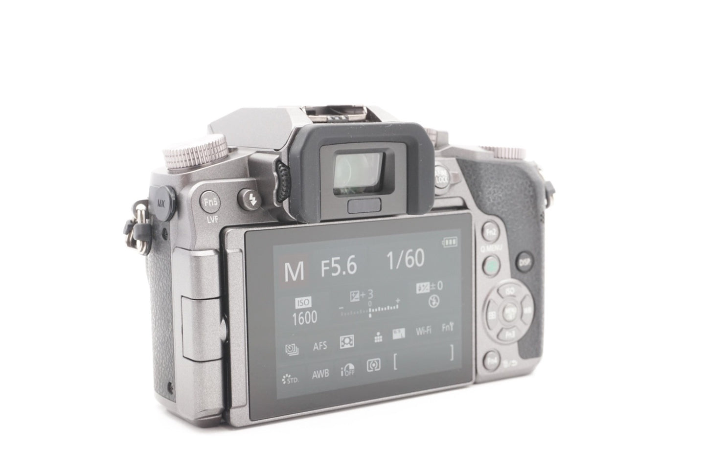 Panasonic Lumix G70 + 14-42mm Kit Systemkamera DSLM 16MP 4K Silber | Refurbished