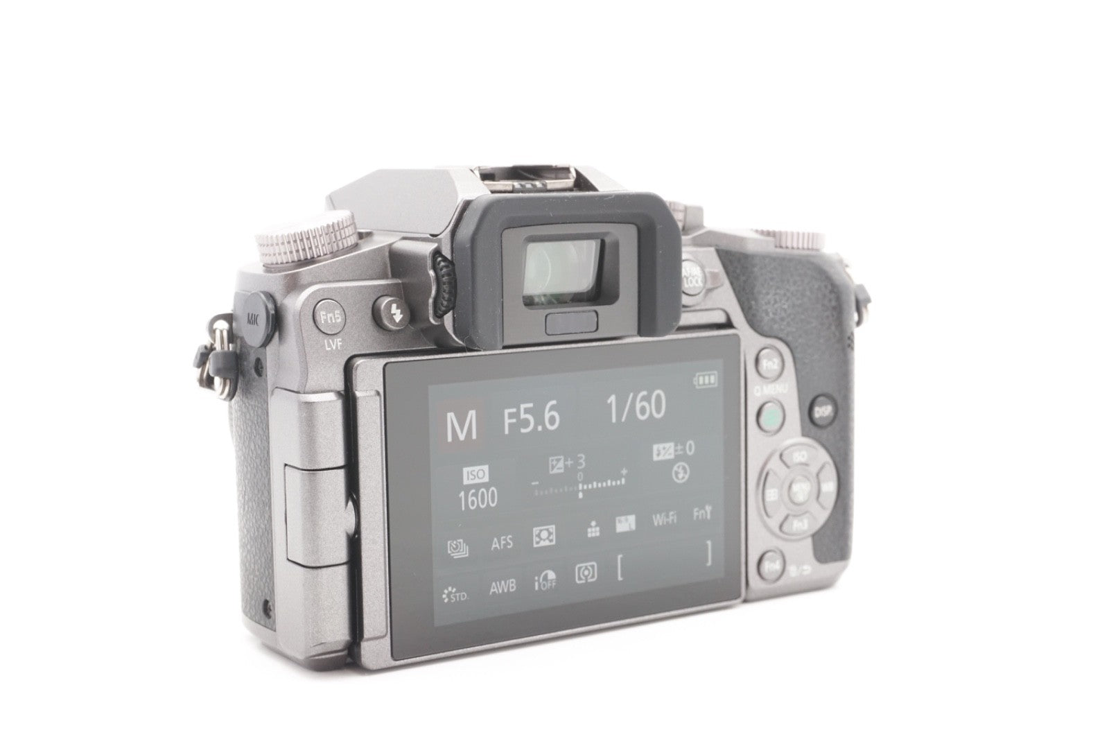 Panasonic Lumix G70 + 14-42mm Kit Systemkamera DSLM 16MP 4K Silber | Refurbished