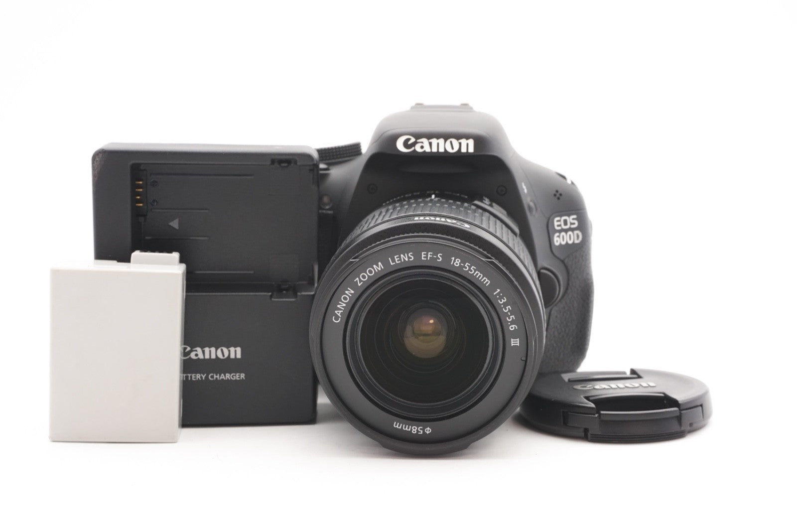 Canon EOS 600D Digitalkamera Kamera + EF-S 18-55mm III Objektiv | Refurbished