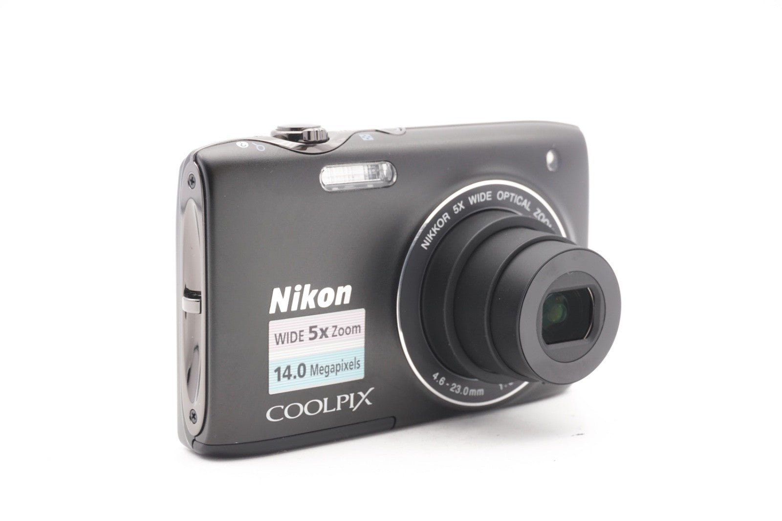 Nikon Coolpix S3100 Digitalkamera 14MP Kamera Schwarz Kompaktkamera Refurbished