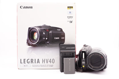 Canon Legria HV40 HDV Camcorder Videokamera Full HD FireWire – Refurbished