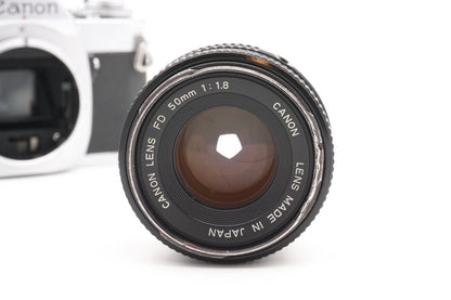 Canon AV-1 Analog SLR Kamera Kit 50mm f1.8 Objektiv – Gewartet