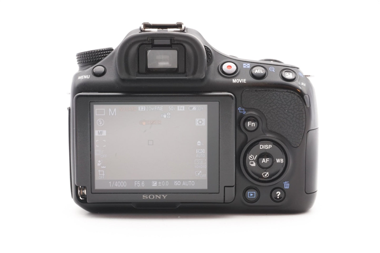 Sony Alpha A58 DSLR Kamera Kit 18-55mm - Bildstabilisator defekt – Refurbished