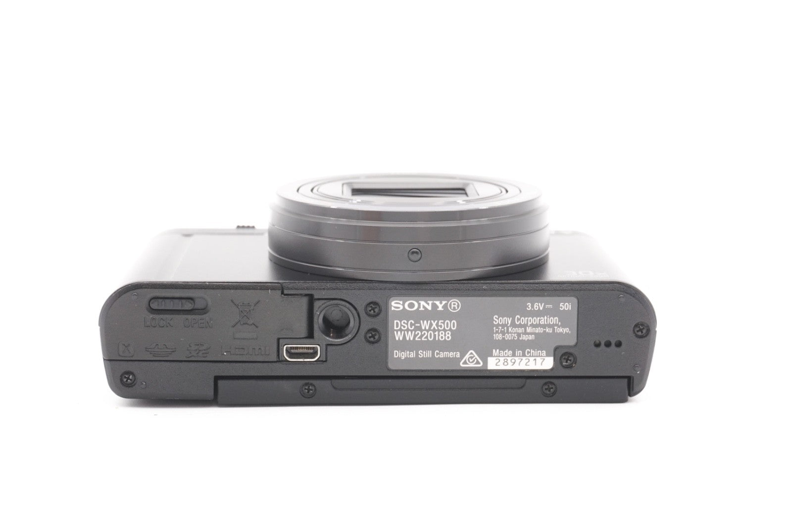 Sony CyberShot DSC-WX500 Digitalkamera Kamera Kompaktkamera 30x Zoom Refurbished