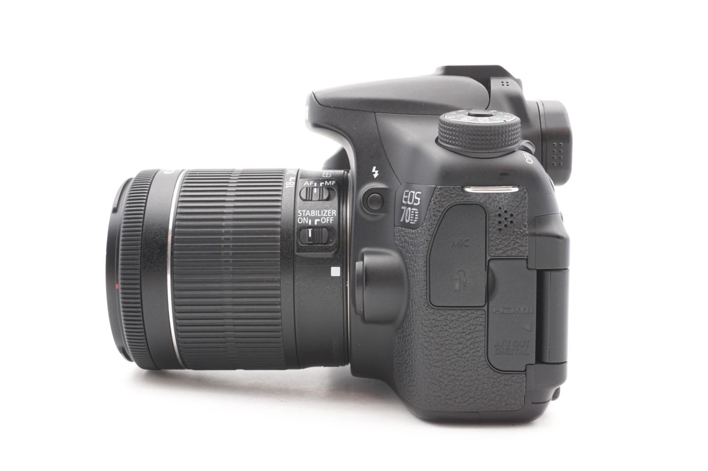 Canon EOS 70D DSLR Digitalkamera Kamera Kit EF-S 18-55mm Objektiv – Refurbished