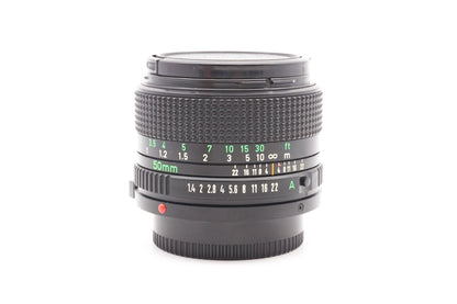 Canon FD 50mm f1.4 nFD Objektiv Prime Portrait Bokeh Lens AE-1 A-1 AV-1 T-90