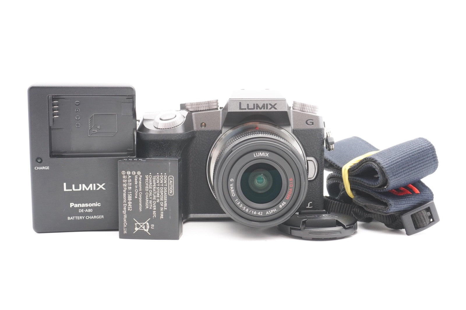 Panasonic Lumix G70 + 14-42mm Kit Systemkamera DSLM 16MP 4K Silber | Refurbished