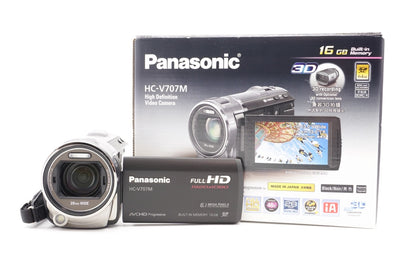 Panasonic HC-V707M  Full HD Camcorder Videokamera 1080p 21x Zoom – Refurbished