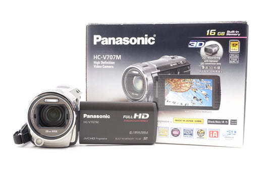 Panasonic HC-V707M  Full HD Camcorder Videokamera 1080p 21x Zoom – Refurbished