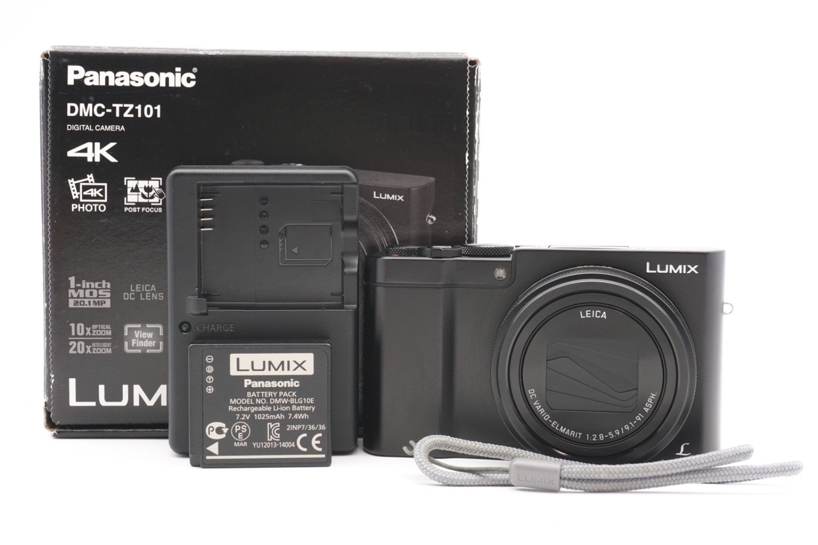 Panasonic Lumix DMC-TZ101 TZ100 Digitalkamera Kamera Leica Lens - Refurbished