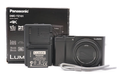 Panasonic Lumix DMC-TZ101 TZ100 Digitalkamera Kamera Leica Lens - Refurbished