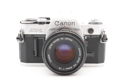 Canon AE-1 Kamera + 50mm Objektiv analoge Spiegelreflexkamera SLR - Gewartet