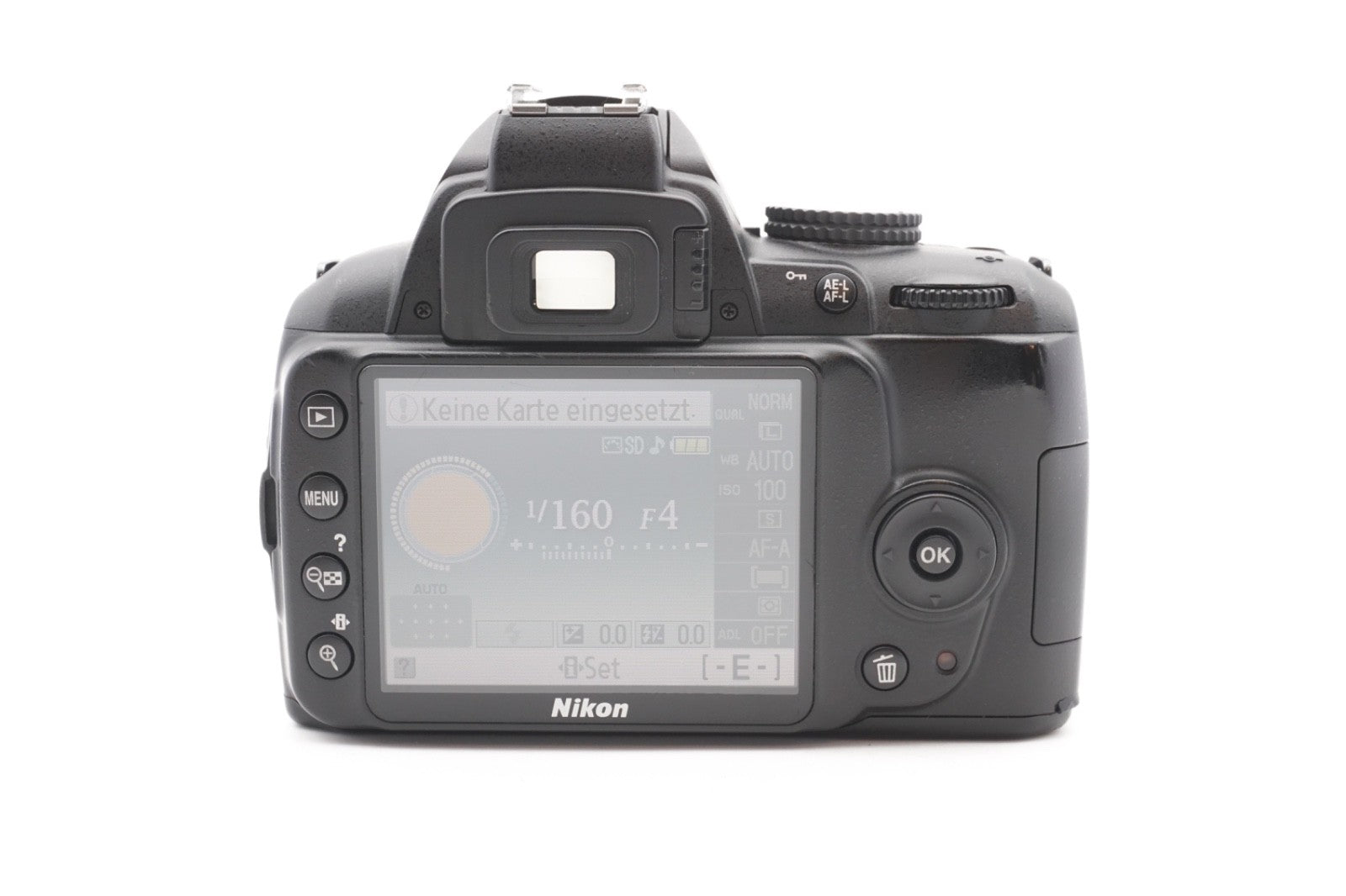 Nikon D3000 DSLR Digitalkamera Kamera Kit AF-S DX 18-55mm Objektiv – Refurbished