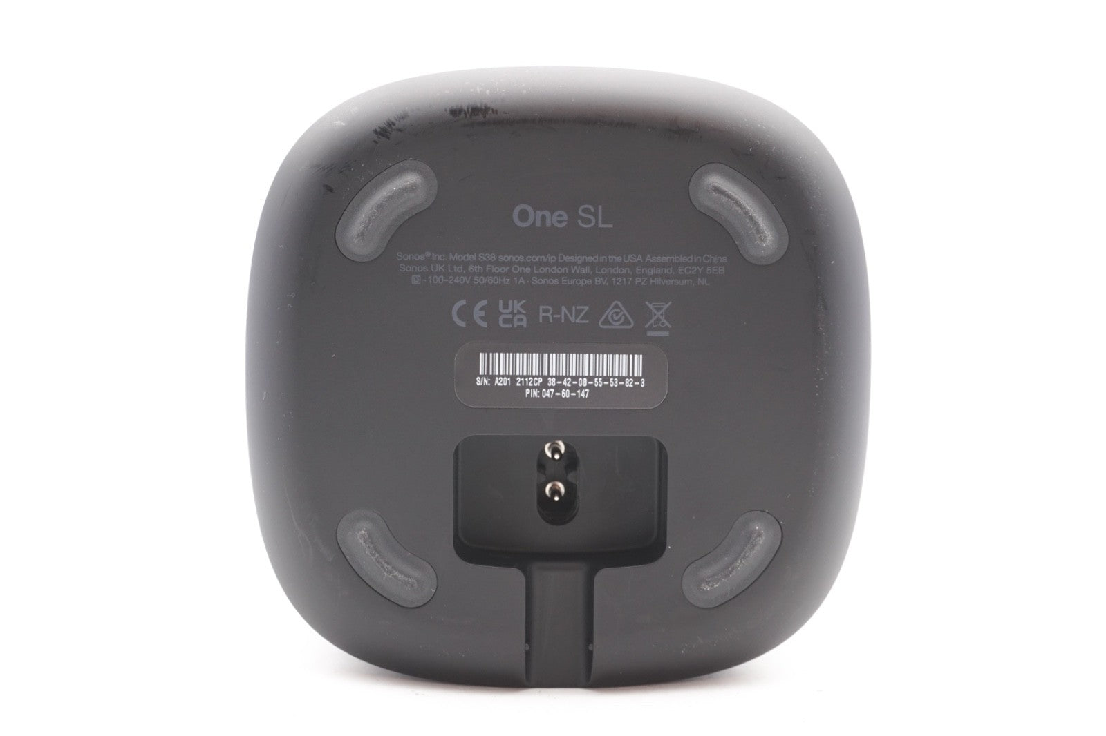 Sonos One SL Schwarz WLAN Lautsprecher Multiroom AirPlay 2 S38 – Refurbished