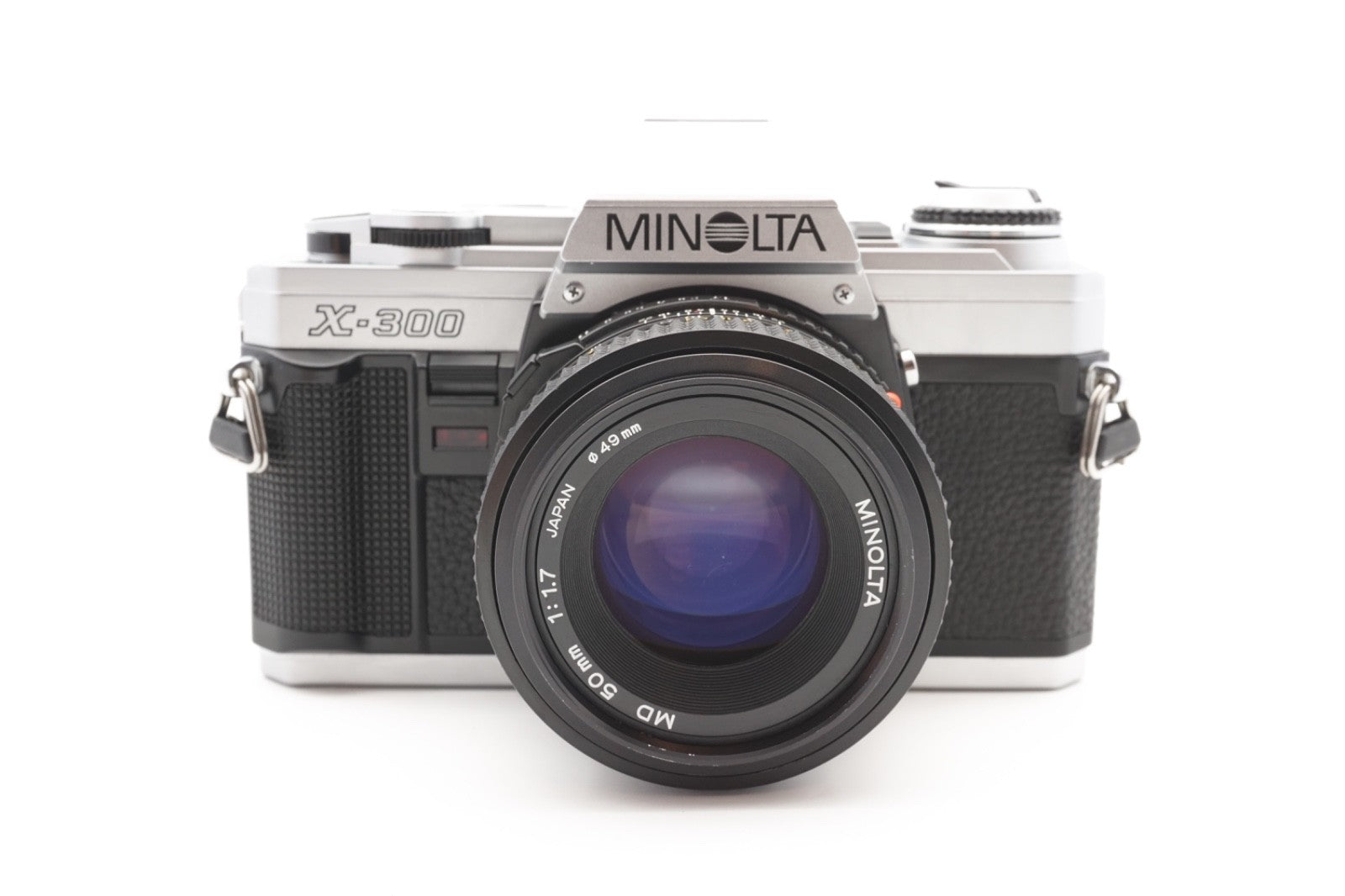 Minolta X-300 Kamera + 50mm Objektiv analoge Spiegelreflexkamera SLR - Gewartet