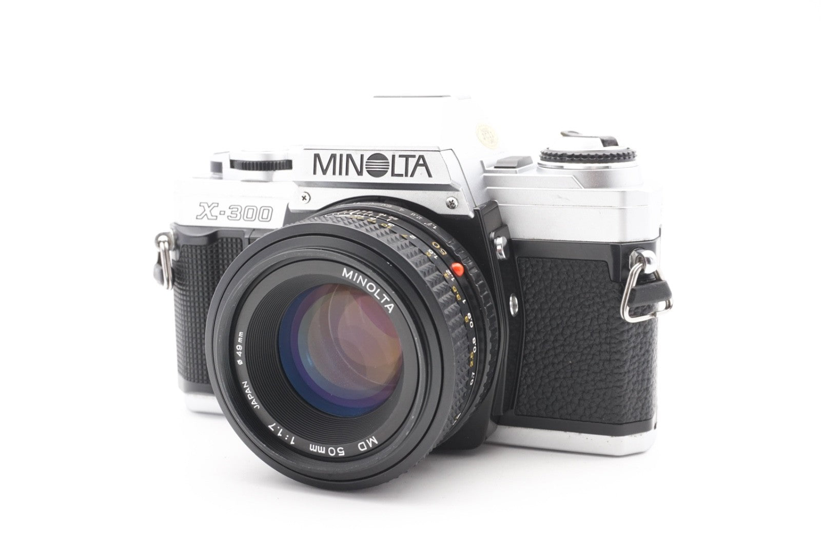 Minolta X-300 Kamera + 50mm Objektiv analoge Spiegelreflexkamera SLR - Gewartet
