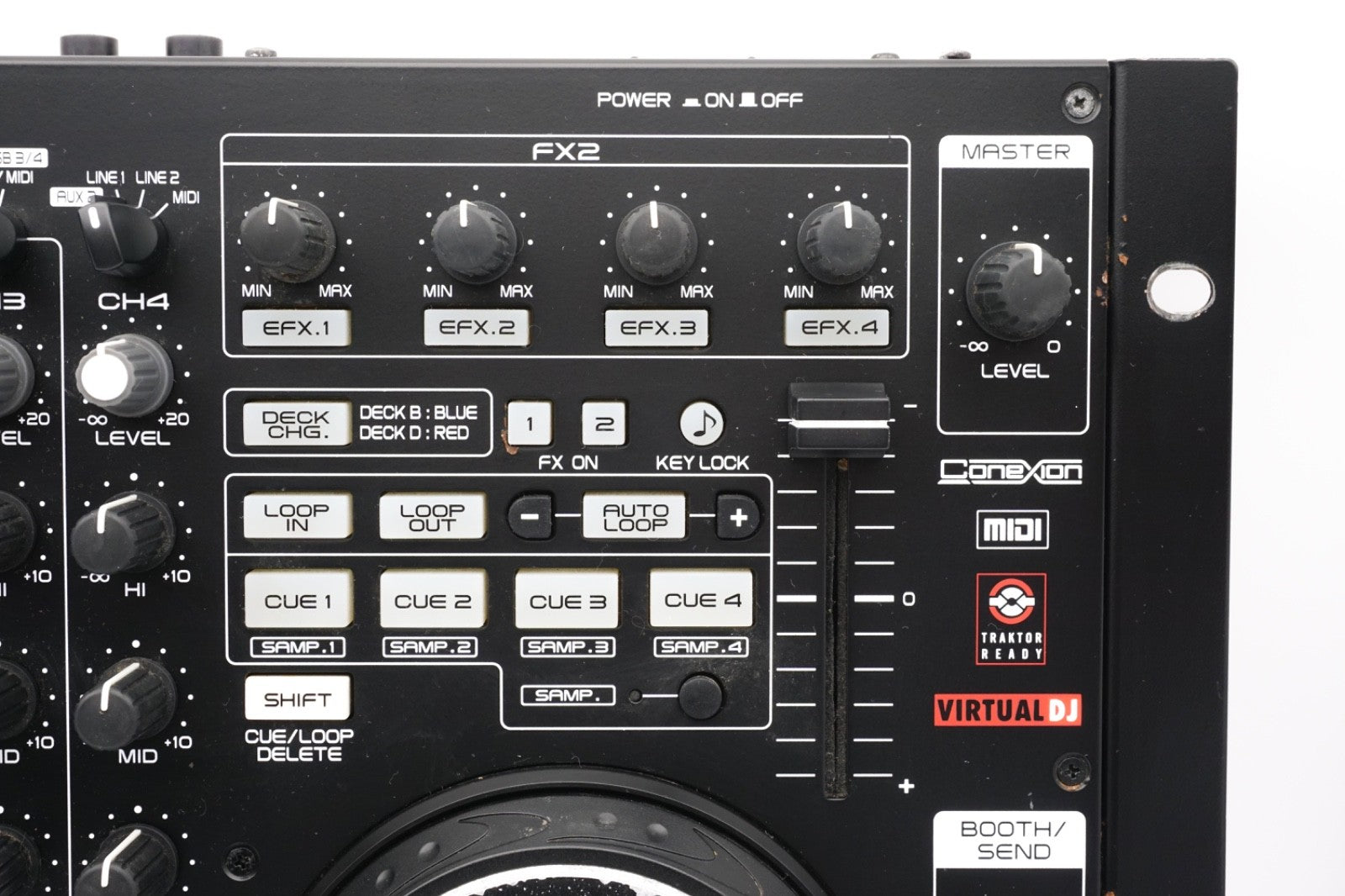 Denon DN-MC6000 DJ Controller USB MIDI 4-Kanal Mixer – Refurbished