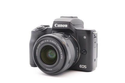 Canon EOS M50 Digitalkamera Systemkamera Kamera + EF-M 15-45mm STM – Refurbished
