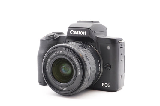 Canon EOS M50 Digitalkamera Systemkamera Kamera + EF-M 15-45mm STM – Refurbished